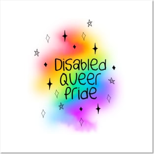 Disabled Queer Pride Posters and Art